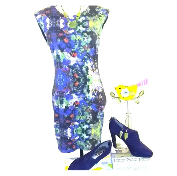 H&M Dresses & Skirts - H&M size M Sheath multi color dress #H00013D